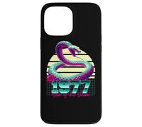 1977 Year of the Snake 80s Retro Vaporwave Chinese Zodiac Case for iPhone 13 Pro Max