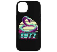 1977 Year of the Snake 80s Retro Vaporwave Chinese Zodiac Case for iPhone 14 Plus