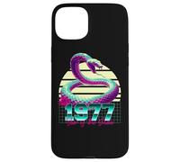1977 Year of the Snake 80s Retro Vaporwave Chinese Zodiac Case for iPhone 15 Plus