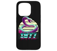 1977 Year of the Snake 80s Retro Vaporwave Chinese Zodiac Case for iPhone 15 Pro