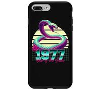 1977 Year of the Snake 80s Retro Vaporwave Chinese Zodiac Case for iPhone 7 Plus/8 Plus