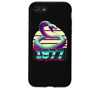 1977 Year of the Snake 80s Retro Vaporwave Chinese Zodiac Case for iPhone SE (2020) / 7 / 8