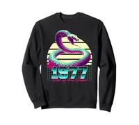 1977 Year of the Snake 80s Retro Vaporwave Chinese Zodiac Sweatshirt