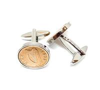 1978 48th Birthday/Anniversary Irish Half pence coin cufflinks - Irish Half pence cufflinks from 1978 for a 48th Birthday