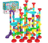 (197PCS) The Magic Toy Shop Marble Run Race Toy Set,Construction Building Block Maze Toy Gift 113/93/50pcs