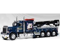1980 359 Wrecker Tow Truck XXL Towing and Recovery Blue Metallic with Graphics 1