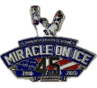 1980 Miracle on Ice 45th Anniversary (1980-2025) Official Lapel Pin - Collectible Memorabilia, Makes a Great Gift