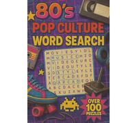 1980 Word Search Puzzle Activity Book! 1980's Pop Culture. Over 100 Pages. Large Print for Adults and Seniors