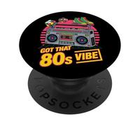 1980s 80s Reunion Nostalgia Memories Music School Grew Up PopSockets Adhesive PopGrip