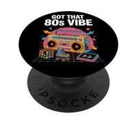 1980s 80s Reunion Nostalgia Memories Music School Grew Up PopSockets Adhesive PopGrip