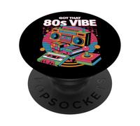 1980s 80s Reunion Nostalgia Memories Music School Grew Up PopSockets Adhesive PopGrip