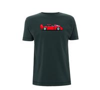 1980s Classic Icon Supercar T Shirt Race Car V12 200 Mph Performance Graphic Design Juxtaposition 80s Icon Motorshow Classic Fast Sports Gift (UK, Alpha, S, Regular, Regular, Charcoal Grey)