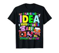 1980s Decade Outfit Idea For Kids & Novelty Girls 80s Themed T-Shirt
