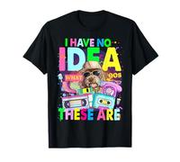 1980s Decade Outfit Idea For Kids & Novelty Girls 90s Themed T-Shirt