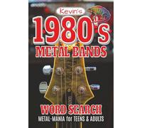 1980s Metal Band Word Search Puzzle Book: Rockin' Word Searches with Easy to Read, Large Print about 1980s Metal Bands, Hard Rock, Musicians and More! ... inches | 110 pages | 55 Puzzles | Turn It Up!