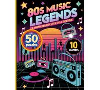 1980s Retro Music Word Search Puzzle Book: Nostalgic 80s Pop Culture Challenges for Adults: Fun, Aesthetic 80s Puzzle Collection Featuring Classic Songs, Bands & Vintage Trends