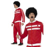 Scouser Tracksuit Mens Fancy Dress 1980s Retro Sports 80s Adult Costume Outfit - scouser tracksuit fancy dress costume mens outfit retro 1980s adult