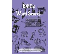 1980's Word Search: Word Searches with Easy to Read Print about Farming, 80's Music, 80's Movies, 80's TV and More | 6x9 inches, 110 pages | 50+ ... Gifts for Vacations, Holidays, and Relaxation