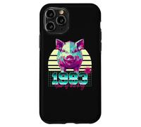 1983 Year of the Pig Birthday 80s Retro Chinese Zodiac Sign Case for iPhone 11 Pro