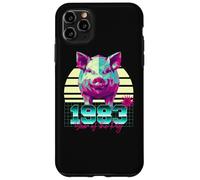 1983 Year of the Pig Birthday 80s Retro Chinese Zodiac Sign Case for iPhone 11 Pro Max