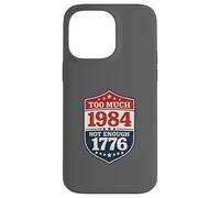 1984 Dystopian Reference Anti Tyranny Freedom Loving Case for iPhone 14 Pro Max