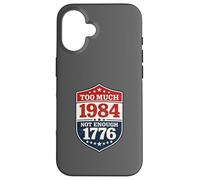 1984 Dystopian Reference Anti Tyranny Freedom Loving Case for iPhone 16