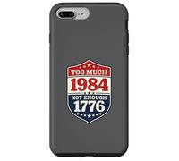 1984 Dystopian Reference Anti Tyranny Freedom Loving Case for iPhone 7 Plus/8 Plus