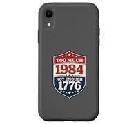 1984 Dystopian Reference Anti Tyranny Freedom Loving Case for iPhone XR