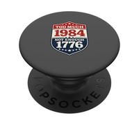 1984 Dystopian Reference Anti Tyranny Freedom Loving PopSockets Adhesive PopGrip