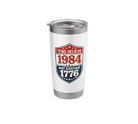 1984 Dystopian Reference Anti Tyranny Freedom Loving Stainless Steel Insulated Tumbler