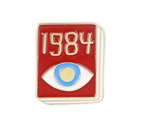 1984 George Orwell Commemorative Enamel Pin, Big Brother Eye
