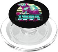 1984 Year of the Rat Birthday 80s Retro Chinese Zodiac Sign PopSockets PopGrip for MagSafe