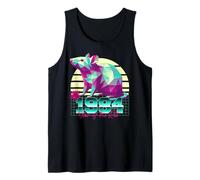 1984 Year of The Rat Birthday 80s Retro Chinese Zodiac Sign Tank Top