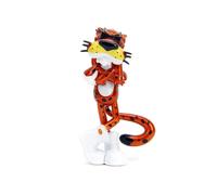 1985 Chevrolet Camaro Z28 Orange Metallic with Graphics and Chester Cheetah Diecast Figure Cheetos Hollywood Rides Seri