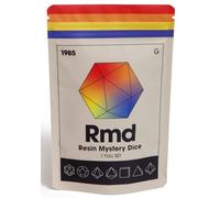 1985 Games Sharp Edge Dice Set for DND for Dungeons and Dragons Ttrpg Games, Multi-Sided RPG Polyhedral Resin DND Dice Set | Collectable Dice (Resin Mystery Dice)