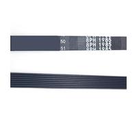 1985 H8 Belt 8PH1985 Dryer Belt Replacement，Compatible For LG， Washing Machine(8PH1985-1pc)