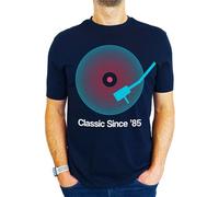 1985 Vinyl Record Neon - Classic Since - 40th Birthday Gift | Present Mens T-Shirt Navy L