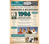 1986 Memories and Milestones: Echo of a Golden Age - The Celebration Edition: A Nostalgic Birthday or Anniversary Gift for Someone Special