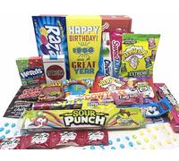1986 Retro Childhood Candy Gift Basket Box Assortment for 40th Birthday Man or Woman Jr