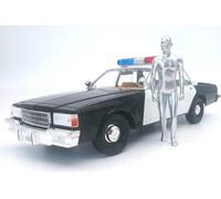 1987 CHEVROLET CAPRICE METROPOLITAN POLICE TERMINATOR 2 1/18 Greenlight 19105