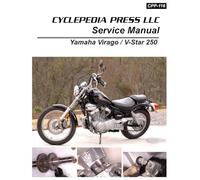 1988-2021 Yamaha Virago XV250 V-Star 250 Cyclepedia Printed Motorcycle Service Manual