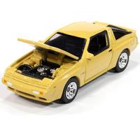 1988 Conquest TSi San Marino Yellow Modern Muscle Series 1/64 Diecast Model Car by Auto World 64502-AWSP187B