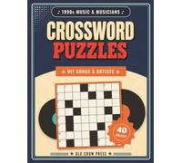 1990s Music & Musicians Large Print Crossword Puzzles