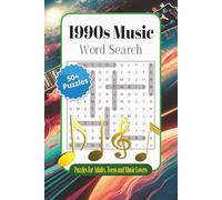 1990s Music Word Search Puzzle Book:: Word searches with Easy to Read Print about 1990s Bands, Songs, Music Trivia and More | 6 x 9, 110 pages | 50+ ... for Vacations, Holidays or Free Times