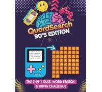 1990s Word Search Puzzle Book | QuordSearch 3-in-1 Activity Challenge: Quiz, Hunt, Trivia: Retro Brain Game for Adults & Teens | Test Your Nineties ... The '90s (Quordle Presents QuordSearch)