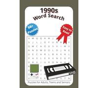 1990s Word Search: Word Search Puzzles with Easy to Read Print about 1990s, Y2K, Millennium and More | 6x9 inches, 110 pages | 50+ puzzles ... Great as Gifts for Vacations, Holidays and Relaxation