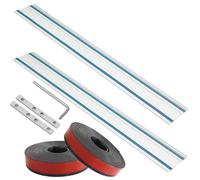 199140-0 2 * 39"Track Saw Guide Rails for makita Track Saw.Includes 2 PCS 39" for makita Track Saw Guide Rails, 2 Guide Rail Connectors and 110In Guide Rail Splinter Guard Replacement Strip
