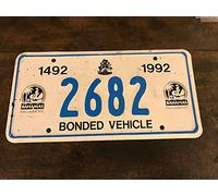 1992 Bahamas Caribbean. Grand Bahama License Plate License Plate 6x12 inches