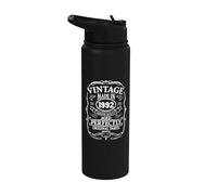 1992 Birthday 34th Funny Retro Design for Men Stainless Steel Insulated Water Bottle