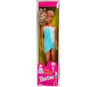 Barbie 1992 Fun to Dress Blue Bath Towel Wrap Doll